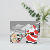 Elves Porky Pig & DAFFY DUCK™ Feestdagenkaart (Staand voorkant)