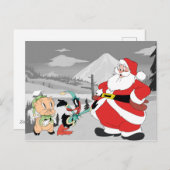 Elves Porky Pig & DAFFY DUCK™ Feestdagenkaart (Voorkant / Achterkant)