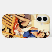  Elvgren Cruiseschip Retro Pin Up Meisje Case-Mate iPhone Case (Achterkant (horizontaal))