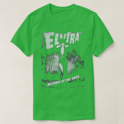 Elvira Gray Zombie T-shirt (Design voorkant)