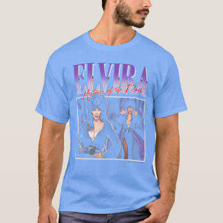 Elvira Meesteres van de Donkere Paarse 90s Horror  T-shirt