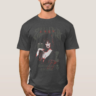 Elvira Mistress of the Dark Collage Poster HorrorV T-shirt