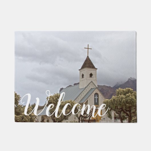 Elvis Church bij de Superstities Deurmat (Voorkant)