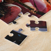 Elvis en Marilyn Kerstmis Legpuzzel (Zijkant)