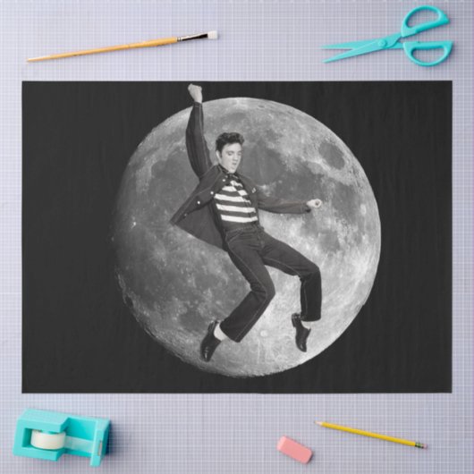 Elvis et le papier de soie Lune (Artisanat)