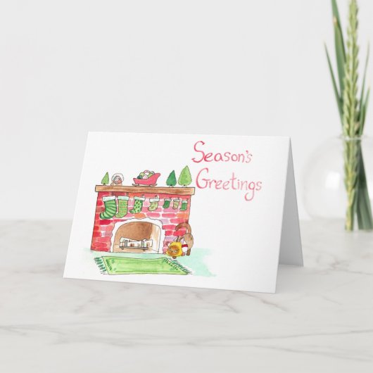 Elvis Guards de la cheminée Carte de voeux (Devant)