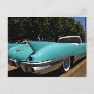 Elvis Presley's Green Cadillac Converteerbaar in Briefkaart