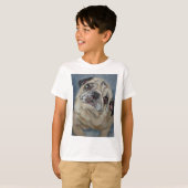 Elvis Puggy Portrait van Nancy Medina T-shirt (Voorkant volledig)
