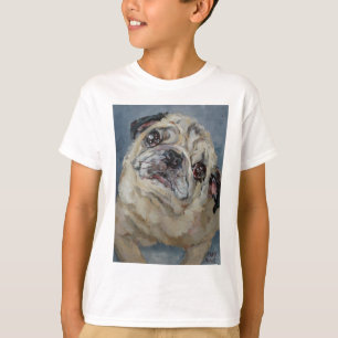 Elvis Puggy Portrait van Nancy Medina T-shirt