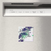 Elvish face - digital tekening, fantasy Art Magnet Magneet (Insitu (Vaatwasser))