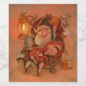 Elvish Wine Wijn Etiket (Enkel label)