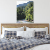 Elwha in de zomer canvas afdruk (Insitu (Slaapkamer))