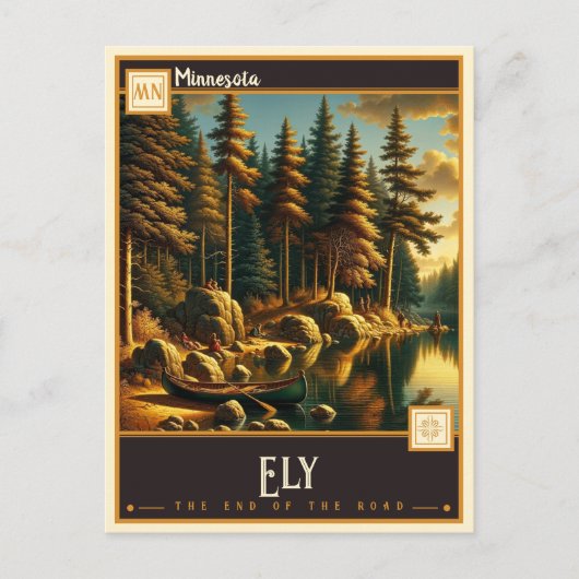 Ely, Minnesota | Briefkaart (Voorkant)