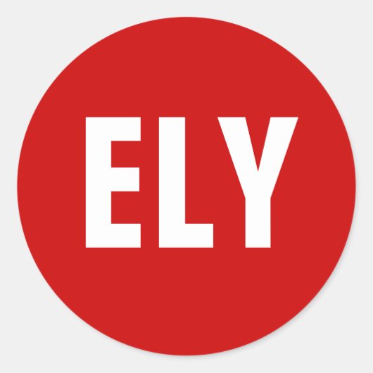 ELY STICKER 1 (Voorkant)