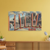 Elyria, OhioLarge Letter ScenesElyria, OH Canvas Afdruk (Insitu (Woonkamer))