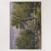 Elysian Fields in bloei: het landschap van Hoboken Legpuzzel (Verticaal)