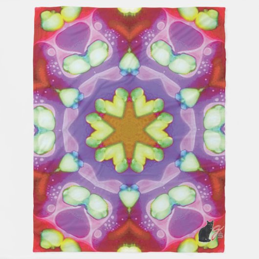 Elysium Kaleidoscope Fleece Blanket Deken (Voorkant)