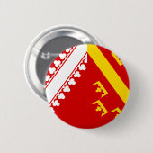 Elzas (oud), Franse vlag Ronde Button 5,7 Cm (Voorkant /achterkant)