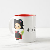 Elzas Tweekleurige Koffiemok (Voorkant links)