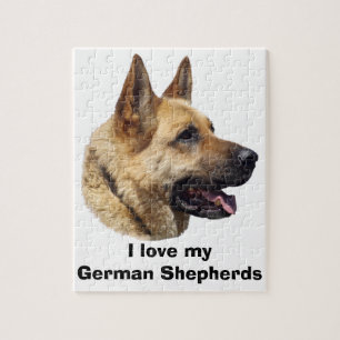 Elzassisch Duits herderderportret Legpuzzel
