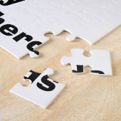 Elzassisch Duits herderderportret Legpuzzel (Zijkant)