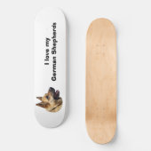 Elzassisch Duits herderderportret Skateboard (Voorkant)