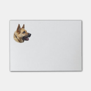 Elzatians Duits herderportret Post-it® Notes
