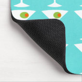 'Em Coming Martini Mousepad (turquoise) Muismat (Hoek)