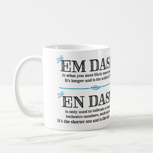 Em Dash Grammar Mok Punctut Giften for Teachers (Links)