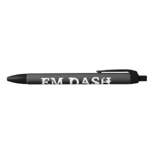 Em Dash Writing Zwarte Inkt Pen