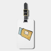 Email Envelope Digital Mail and Newsletter Bagagelabel (Voorkant verticaal)