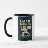 Email  Ninja Coffee Mug (Gauche)