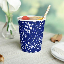 emailware splatter camping cup papieren bekers