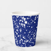 emailware splatter camping cup papieren bekers (Voorkant)