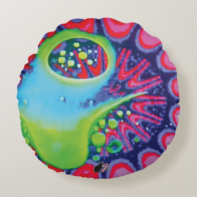 Emanation Muse Rond Kussen (Voorkant)