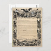 Emancipatie Proclamatie Print Briefkaart (Voorkant / Achterkant)