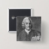 Emanuel Swedenborg 2 Vierkante Button 5,1 Cm (Voorkant /achterkant)