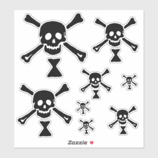 Emanuel Wynne Pirate Flag Jolly Roger Sticker