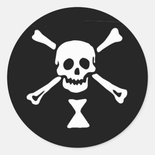 Emanuel Wynne Pirate Flag Ronde Sticker (Voorkant)