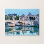 Emanuele II-brug en St. Peter's Basilica - Rome Legpuzzel (Horizontaal)