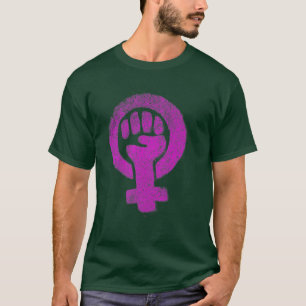 Emanzipatie feminisme feministische vrouwen macht t-shirt
