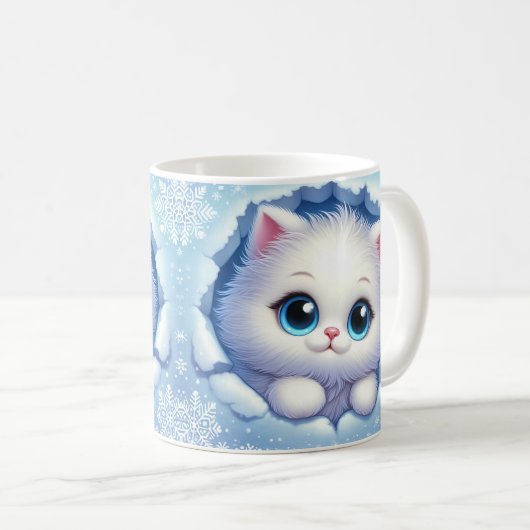 Emballage 3D Kitten Mug unique - Conception de la  (Devant droit)