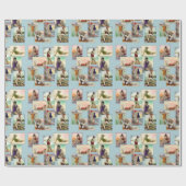 Emballage cadeau Beautés bain vintage (Plat)