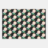 Emballage cadeau bébé vert adorable (Devant 2)