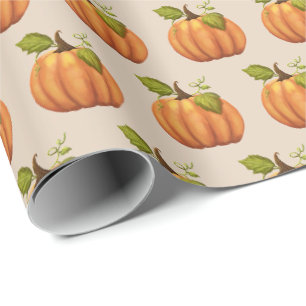 Emballage cadeau Citrouille d'automne Halloween Th