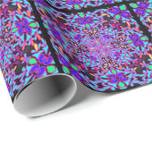 Emballage Cadeau Coloré Violet Joli (Coin rond)