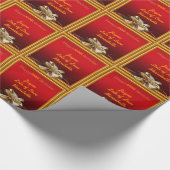 Emballage cadeau customisé 100e anniversaire, or r (Coin)