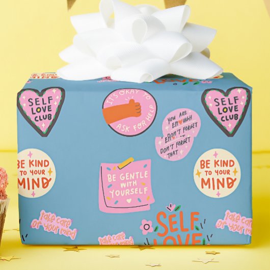 Emballage cadeau d'amour de soi