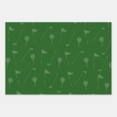 Emballage cadeau de golf - Papier d'enveloppement  (Devant 2)