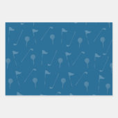 Emballage cadeau de golf - Papier d'enveloppement  (Devant)